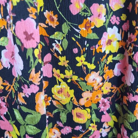 NEW VERO MODA Small Multi-Color Floral Singlet Ankle Dress Tropical Casual Beach - Picture 5 of 15